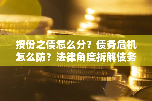 北京按份之债怎么分？债务危机怎么防？法律角度拆解债务分配与风险自保指南