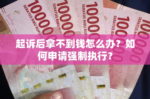北京起诉后拿不到钱怎么办？如何申请强制执行？
