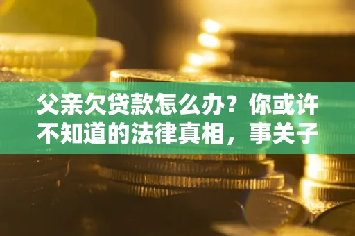 北京父亲欠贷款怎么办？你或许不知道的法律真相，事关子女未来