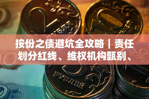 北京按份之债避坑全攻略｜责任划分红线、维权机构甄别、纠纷处理全流程拆解