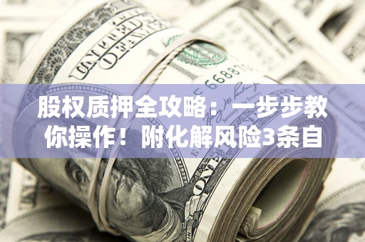 北京股权质押全攻略：一步步教你操作！附化解风险3条自救法则