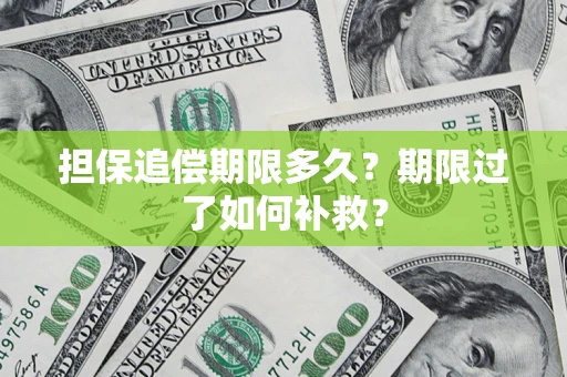 北京担保追偿期限多久？期限过了如何补救？