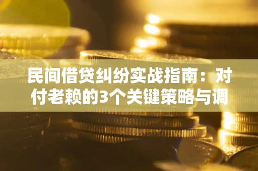 北京民间借贷纠纷实战指南：对付老赖的3个关键策略与调解盲区解析