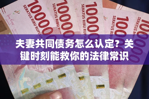 北京夫妻共同债务怎么认定？关键时刻能救你的法律常识